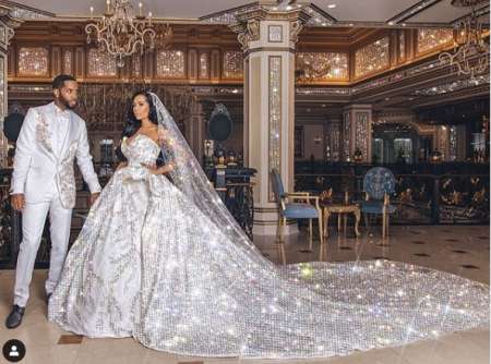 Safaree Samuals and Erica Mena's Wedding Photograph